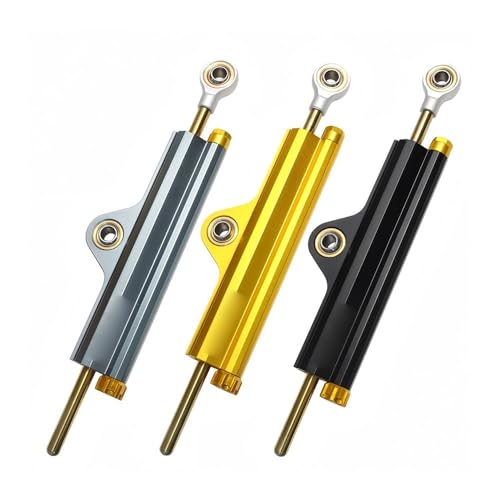 260MM Suspension Steering Dampers Compatible with Ohlins Yzf R1 Mt-10 R1m Zx-6r Vario Scoopy Mio Jupiter Vixion Accessories(BLACK)