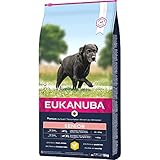 Eukanuba Hundefutter mit frischem Huhn für große Rassen, Premium Trockenfutter für Senior Hunde, 15 kg