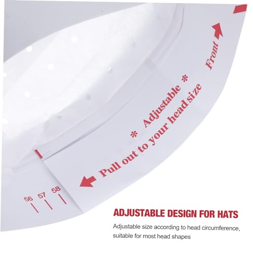 PRETYZOOM 20 Peças De Chef De Uniforme De Restaurante De Trabalho De Cozinha Bonés De Chef De Garçon