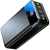 Caricabatterie portatile Power Bank Ricarica rapida Batteria esterna Caricabatterie portatile Power Bank USB C Batteria esterna 50000Mah, Alimentazione esterna di backup del telefono cellulare con 3