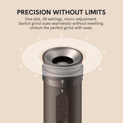 OutIn Nano tragbare Espressomaschine Fino tragbare elektrische Kaffeemühle im Set