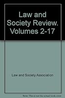 Law and Society Review. Volumes 2-17 B001KLV8SQ Book Cover