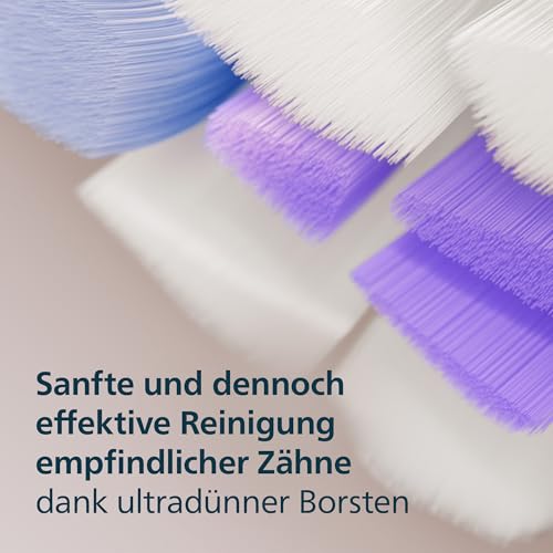 Philips Sonicare S2 Sensitive, Original Ersatzbürstenköpfe, Weiß, 6er-Pack, HX6056/87 3