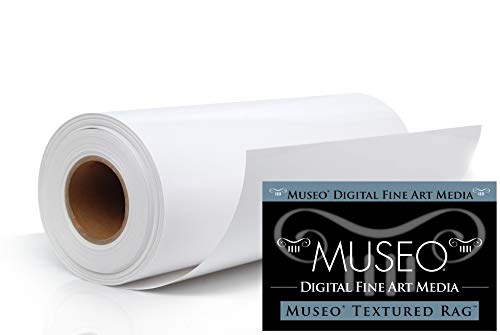Museo Textured Rag | 305 Gsm | Inkjet Fine Art Archival Paper | Matte | 36" X 52' Roll #TOP4