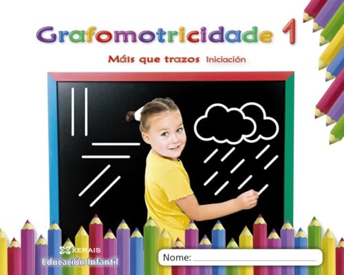 Portada de Máis Que Trazos. Grafomotricidade 1. Iniciación Galicia