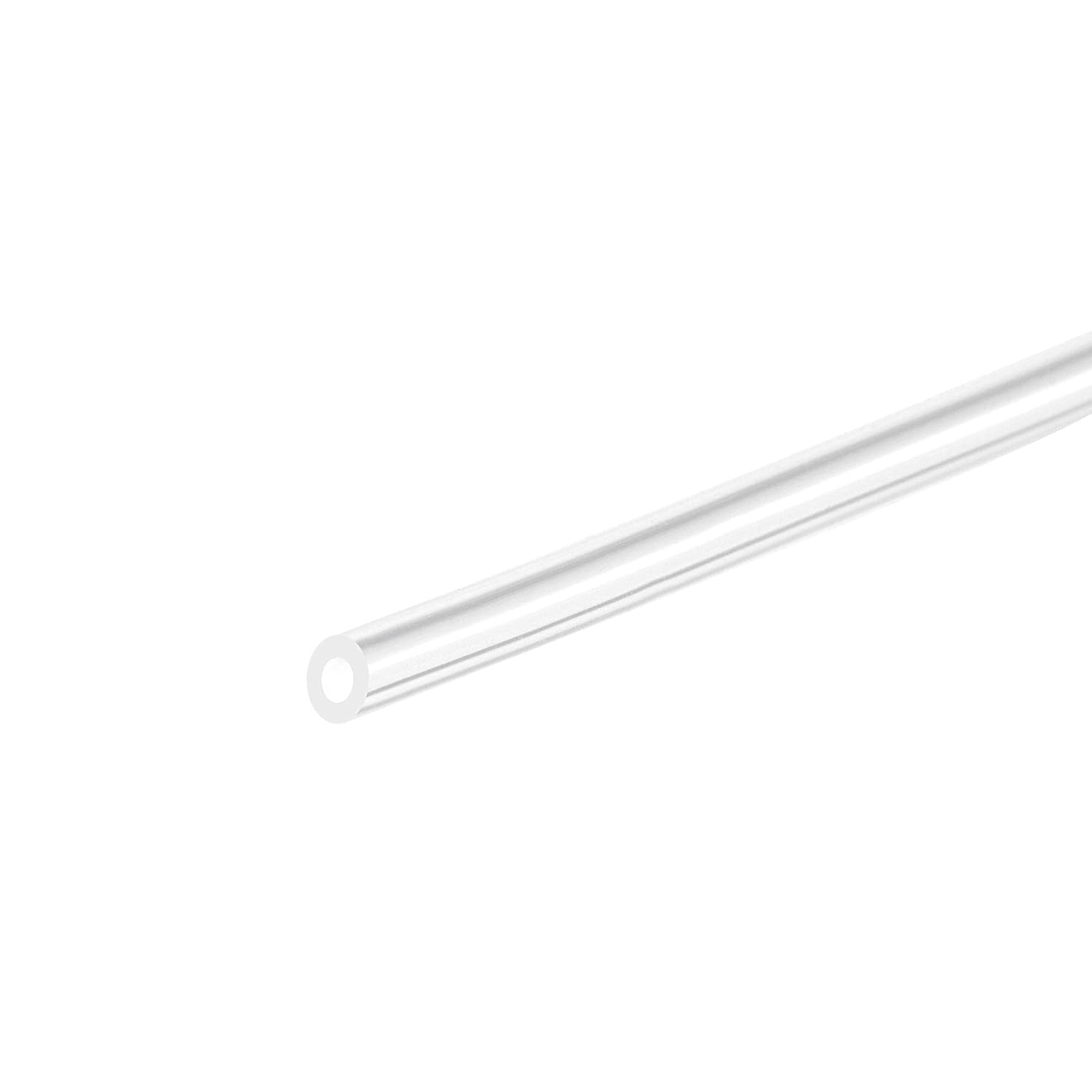 uxcell Clear Silicone Tubing, 1/16"(1.6mm) ID 1/8"(3.2mm) OD 16ft, Flexible Silicone Tube Water Hose for Pump Transfer
