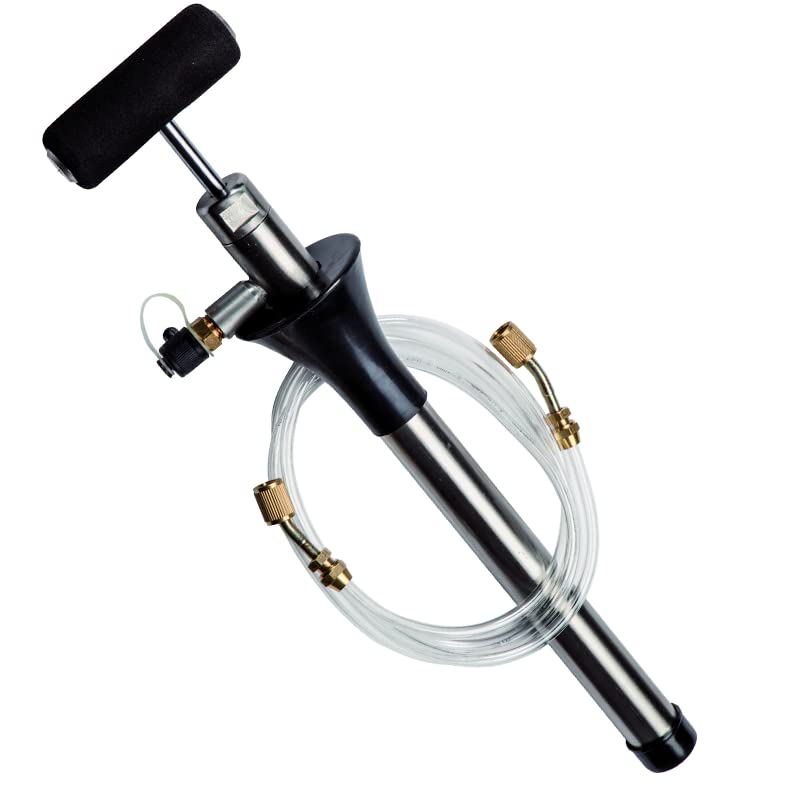 Bomba de carga de aceite manual Wigam W52013 Reporshop de 52ml por golpe para refrigeración