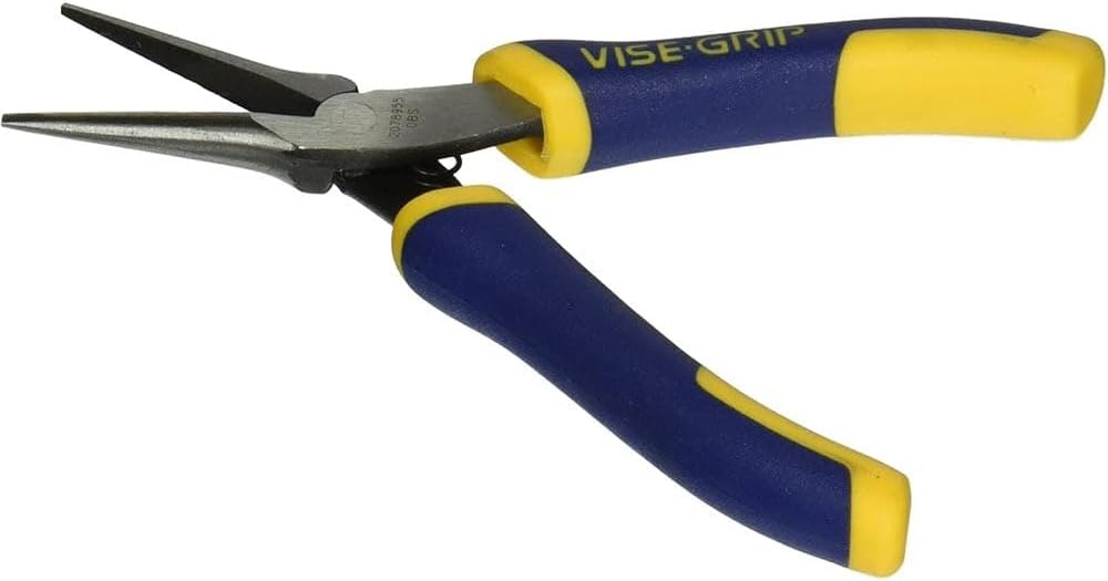 IRWIN 2078955 Vise-Grip Needle Nose Pliers with Spring, 5-1/2-Inch