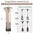 Vailge Patio Heater Covers with Zipper and Storage Bag,Heavy Duty 600D Oxford Waterproof Outdoor Heater Cover Wind-Resistant Dustproof UV-Resistant,Beige & Brown,89'' Height x 33" Dome x 19" Base