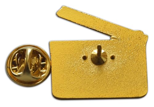Image of Novel Merk Clapboard & Movie - Show Business Lapel Pin, Hat Pin & Tie Tack Set - with Clutch Back