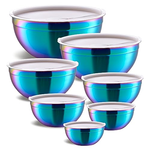 7-Piece Mixing Bowls with Airtight Lids