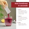 eHerbal Superfood Freeze-Dried Powder | Beetroot Kombucha, Artichoke, Strawberry & More | Digestive, Energy & Fiber Support | 15 Packs Each | Vegan, Non-GMO, No Additives (Box, e-Reds)