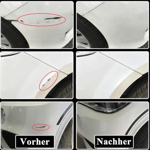 Canollo Lackstift Silber Auto, Auto Lackstift Silber für Kratzer, Autos Kratzer Reparatur Stift, Mit Pinselkopf und Spitze, für Kratzerreparaturen der Meisten Autos, Anhänge, Motorräder, Transporter