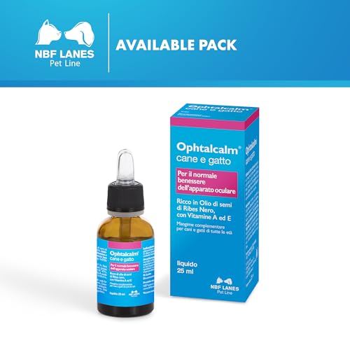 NBF Lanes Ophtacalm Hund und Katze, Tropfen 25 ml, für das normale Wohlbefinden des Augenapparates von Hund und Katze