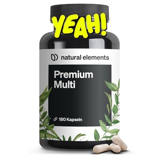 Premium Multivitamin – 180 hochdosierte Komplex-Kapseln – wertvolle Vitamine A-Z – Premium-Rohstoffe – mit Bioaktiv-Formen – ohne unnötige Zusätze – in Deutschland produziert & laborgeprüft