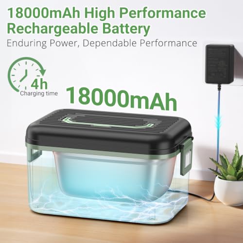 Image of Cordless Electric Lunch Box for Adults, 1.5L Large Portable Heated Lunch Boxes with Smart Timer and 60W Rapid Uniform Heating, 304 Stainless Steel Lunch Box for Office, Travel, Car & Home Use