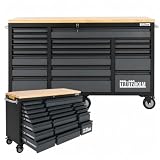 TRUTZHOLM Werkstattwagen Mobile Werkbank Deluxe XXL 20 Schubladen...