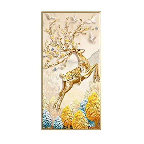 Art crafts for home wall decor gifts : peinture diamant faon géante à offrir en cadeau