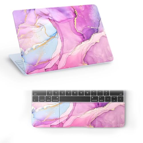 Image of Marbel D30 Top+Wrist Pad Vinyl Laptop Skin /Sticker /Cover for 15 to 15.6 Inches Laptops Laminated-Removable-HD Quality Compatible for Hp-Dell-Sony-Lenovo-Asus etc.(15x10 Inches)