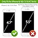 Coolden Clear Case for iPhone 8 iPhone 7 SE 2022, Hybrid Protective Dual Layer Shockproof Case with Hard PC Bumper Soft TPU Back for 4.7 Inches iPhone 6 6S 7 8 SE 2nd, Transparent