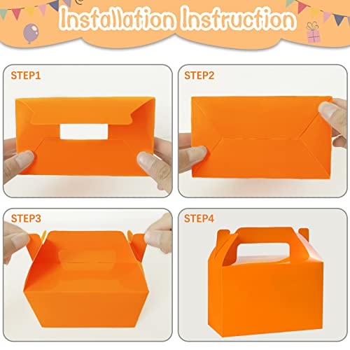 Kouqiya Rainbow Party Treat Boxes, 24Pcs Candy Goodie Party Favor Boxes For Colorful Theme Kids Birthday Baby Shower Wedding Party Supplies Decorations #TOP6