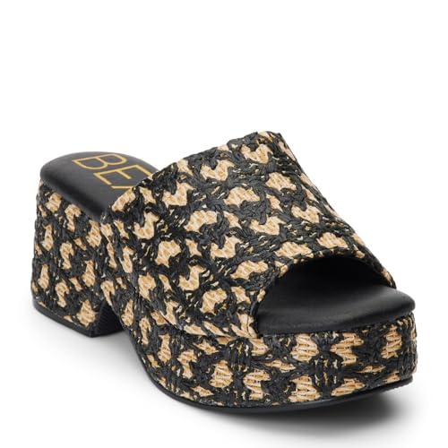 BEACH by Matisse Womens Cruz Block Platform Casual Sandals Casual Mid Heel 2-3