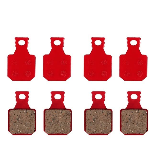 4 pares de pastillas de freno hidráulicas para bicicleta de montaña, piezas de resina de cerámica, pastillas de freno de disco, aptas para Magura M5 M7 MT5 MT7 SH901 (4 pares de cerámica)