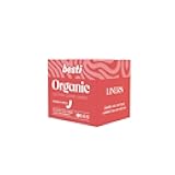 Besti 100% Organic Cotton Liners | Ultra Thin, Quick Absorbency (20 Count)