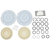 Kit de réparation de section fluide 637140 44 63714044 93100 4 93111 93465 93265 Y328 119 94749 Y325 111 compatible avec pompe à membrane ARO 66605H 244 6666 05X