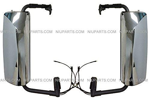 Amazon.com: Door Mirror Power Heated Chrome with Arm - Driver  