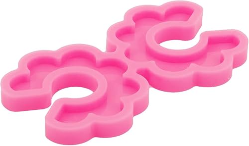 Miniatura 3 de Angel Wings Moldes de silicona para aretes de flores brillantes, molde de resina epoxi para aretes, aretes de oreja, llaveros, colgantes,