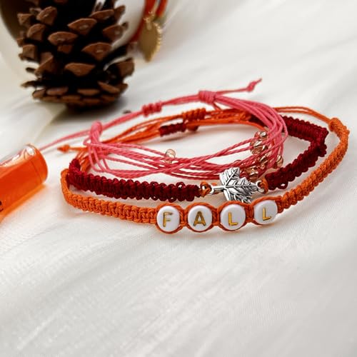 Image of Beach Summer Ankle Bracelet for Women Handmade Braided Adjustable String Anklets Waterproof Surfer Bracelet