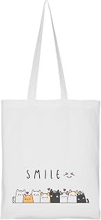 Clapcart Reusable Zipper Tote Bag for Women/Girls | Multipurpose 100% Organic Cotton | Shopping/Grocery Bag with 12kgs Cap... Price In India
