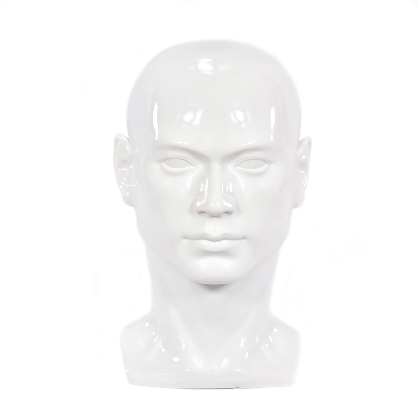 Tête de Mannequin en Plastique, tête d'homme, avec Perruque, réaliste, pour présentation de Chapeaux, Lunettes de Soleil... (30LB)