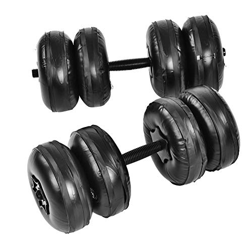 Jadeshay Dumbbells voor onderweg, verstelbare, tot een gewicht van 25 kg te vullen dumbbells, trainingsapparatuur voor… - Afbeelding 8