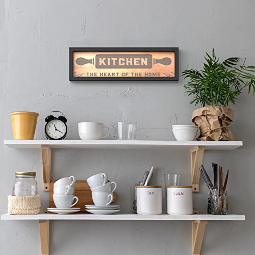 Barnyard Designs Rustic Wooden Kitchen Wall Decor Sign, Country Farmhouse Decoration For Home, Kitchen, Dining Room, 16.5” X 5” #TOP1
