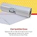 School Smart Laminating Film Roll, 12 Inches x 500 Feet, 1.5 mil Thick,1 core, High Gloss