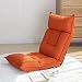 Kays Pouf géant Pouf moulable Pouf Poire Plancher rembourré Pliable Petite Chaise avec Dossier réglable Coussin de siège épais Canapé de Jeu de méditation Lounge Paresseux (Color : Orange)