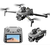 K19 GPS Drohne mit 4K Kamera, Fernbedienung mit Live-Display, 600m Reichweite, 360° Hindernisvermeidung, Follow-Me, Auto-Return, Bürstenlose Motoren, 20 Min Flugzeit