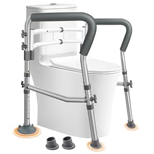 DePango Toilet Safety Rails for Eld...