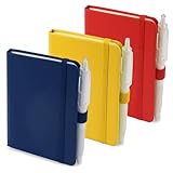 HOCHWERTIGES MATERIAL: Dieses notizbücher besteht aus hochwertigem Leder mit angenehmem Handgefühl, wasserfester und schmutzabweisender Oberfläche, abgerundeten Kanten und Lesezeichen, das flach aufbewahrt und geöffnet werden kann. Die Innenseiten sind aus dickem säurefreiem Elfenbeinpapier, leicht zu lesen und zu schreiben. Jedes Notizbuch hat insgesamt 80 Blatt / 160 Seiten, ausreichend für den täglichen Gebrauch.