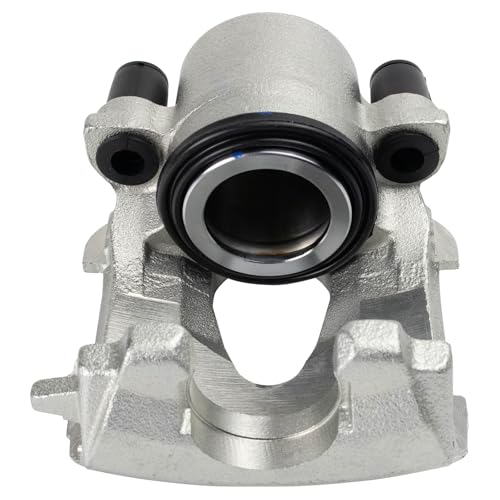 Image of TRQ Front and Rear Brake Caliper Set Zinc Coated Brackets Compatible with 1998-2010 Volkswagen Beetle 1999-2006 Golf