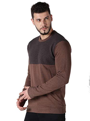 Image of URGEAR Full Sleeve Self Design Men Sweatshirt