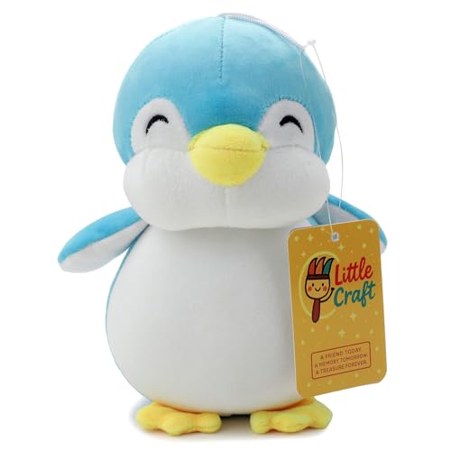 Image of Soft Blue Snowy Plush Toy for Kids Stuffed Soft Toy with Cute Hug-Friendly Plush for Babies, Toddlers & Children Safe, Lightweight & Easy to Clean(30CM)