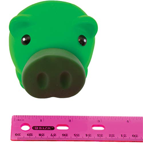 Alpen Glow Products Piggy Banks (Coin Holder) (Unbreakable/Shatterproof) (Plastic Pigs For Storing Money, Coins, Miz)(Shatter Proof)(Multiple Colors)(3 Pigs Per Pack)(Purple, Green, Blue) #TOP7