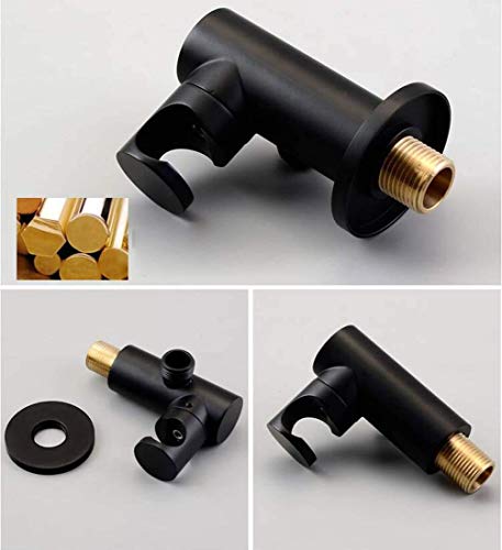 Mitigeur de baignoire en laiton noir robinets douche murale