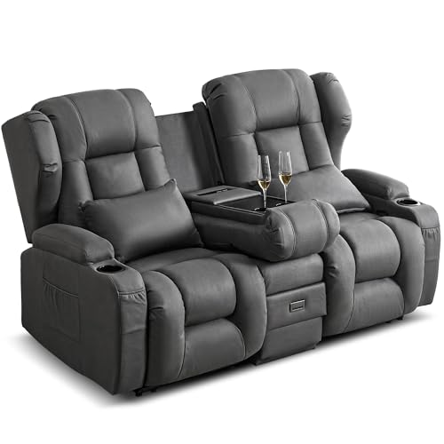 SITURAY 2er Relaxsessel mit Liegefunktion Fußteil, Zweisitzer...