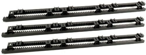ALEKO 6NGRACK33 Nylon Gear Racks for Sliding Gate Opener Operator Set of 6 3.3 Foot Racks Total 20 Feet