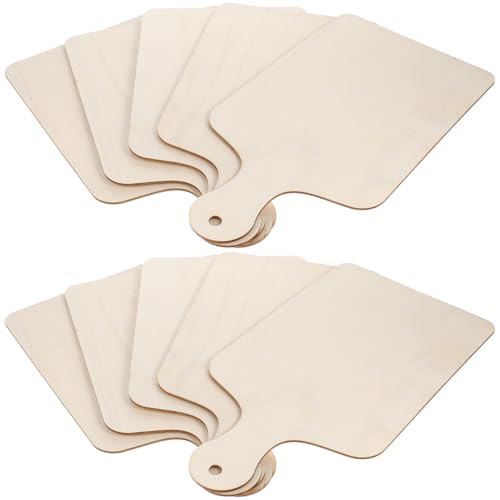 Tablas de cortar de madera mini para servir panes, quesos y frutas en cocina 2