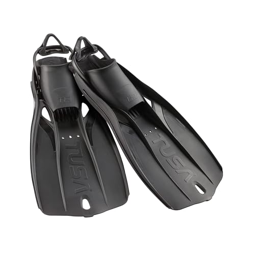 TUSA SF-0110 Travel Right Scuba Diving Fins, X-Small, Black by TUSA - Used condition - US$43.84